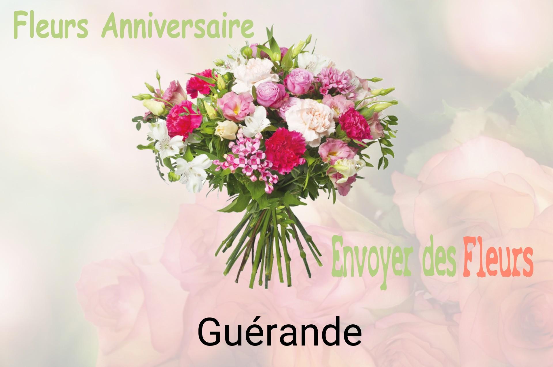 Bouquet de fleurs d’anniversaire livré à Guérande